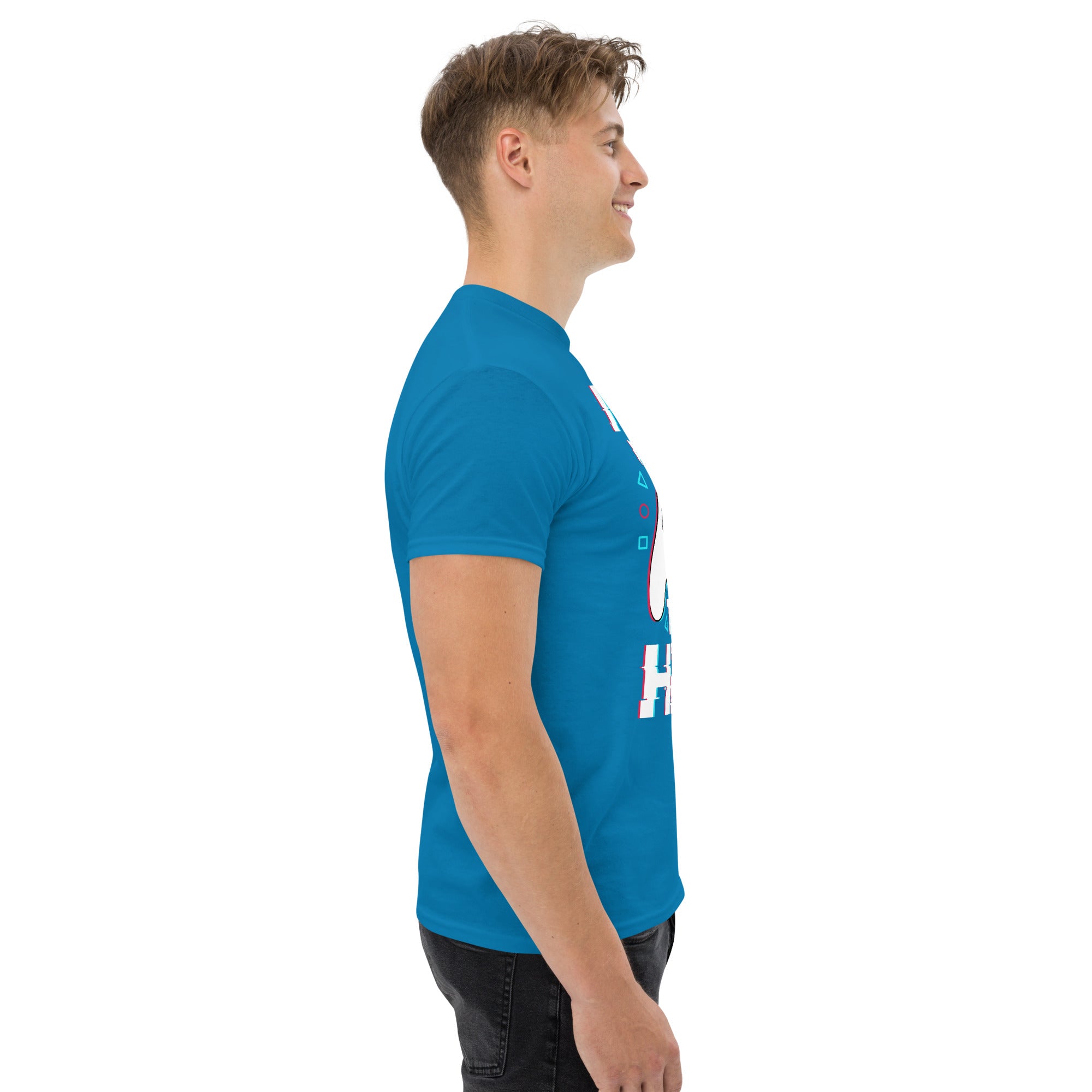 T-Shirt Unisex Stampata 100% Cotone – Confortevole – Design I'm Paused My Game To Be Here-Biiply