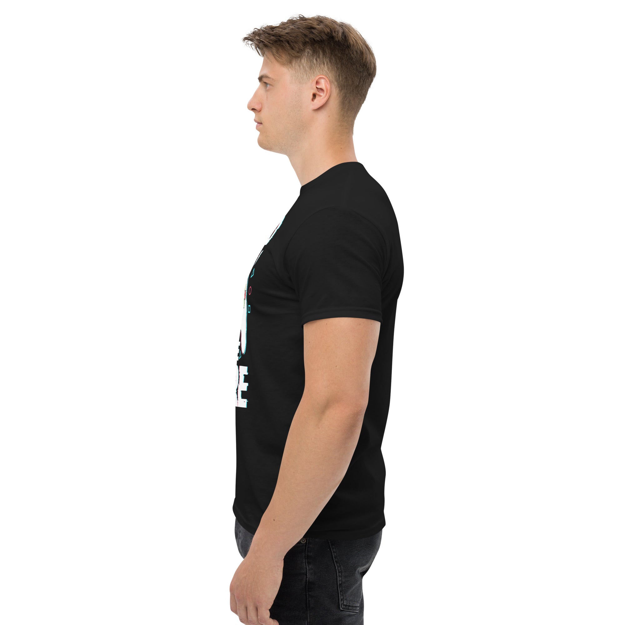 T-Shirt Unisex Stampata 100% Cotone – Confortevole – Design I'm Paused My Game To Be Here-Biiply