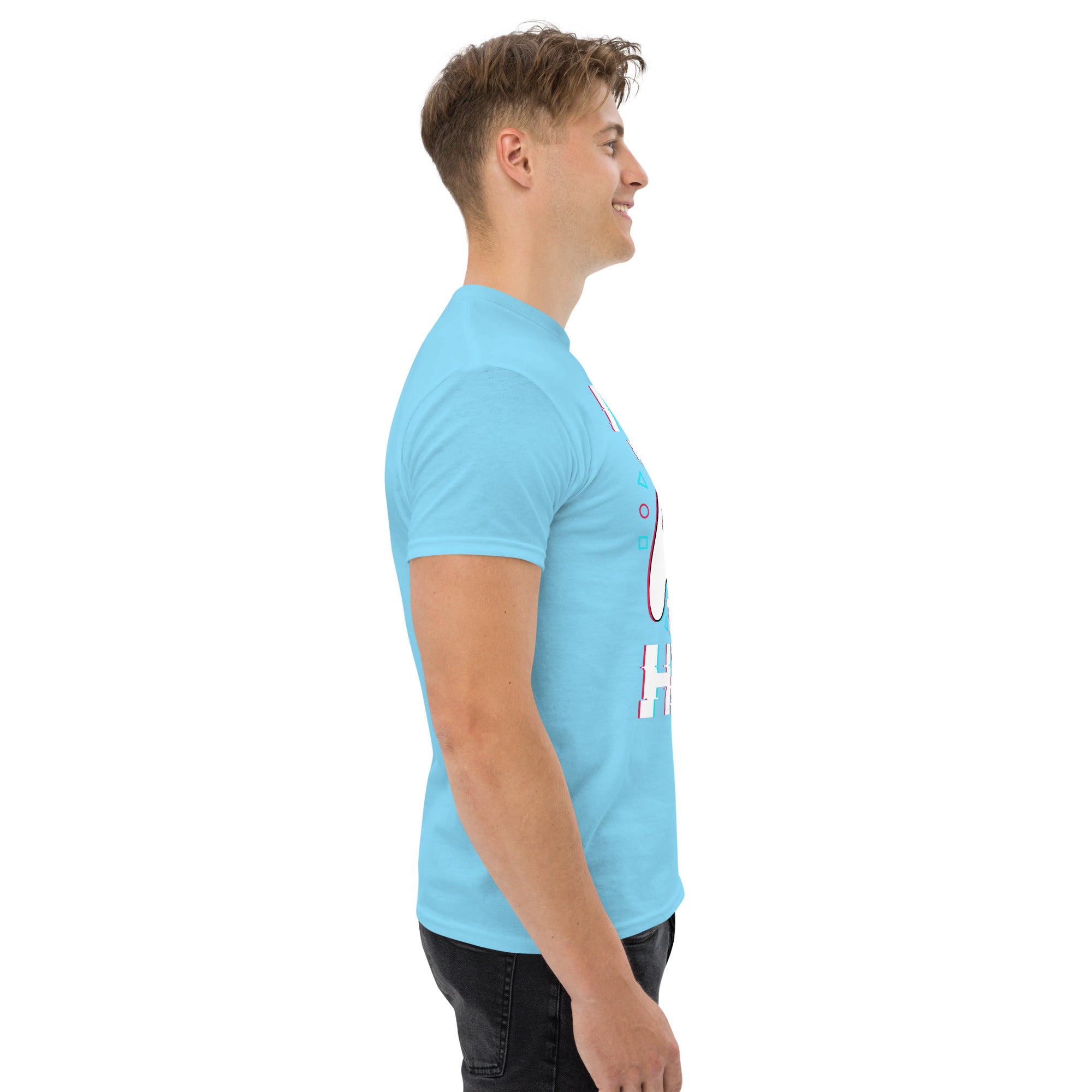 T-Shirt Unisex Stampata 100% Cotone – Confortevole – Design I'm Paused My Game To Be Here-Biiply