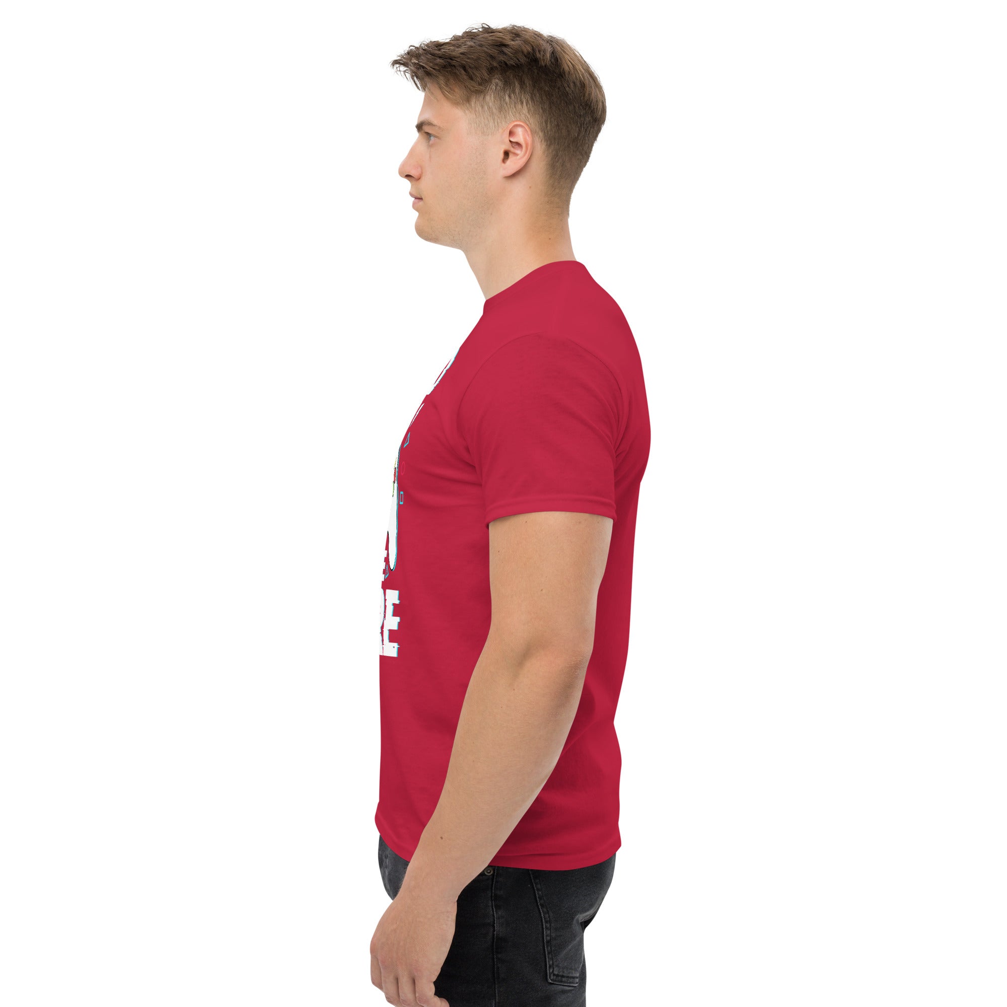 T-Shirt Unisex Stampata 100% Cotone – Confortevole – Design I'm Paused My Game To Be Here-Biiply