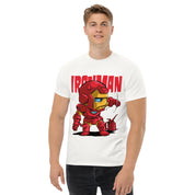 T-Shirt Unisex Stampata 100% Cotone – Confortevole – Design Ironman-Biiply