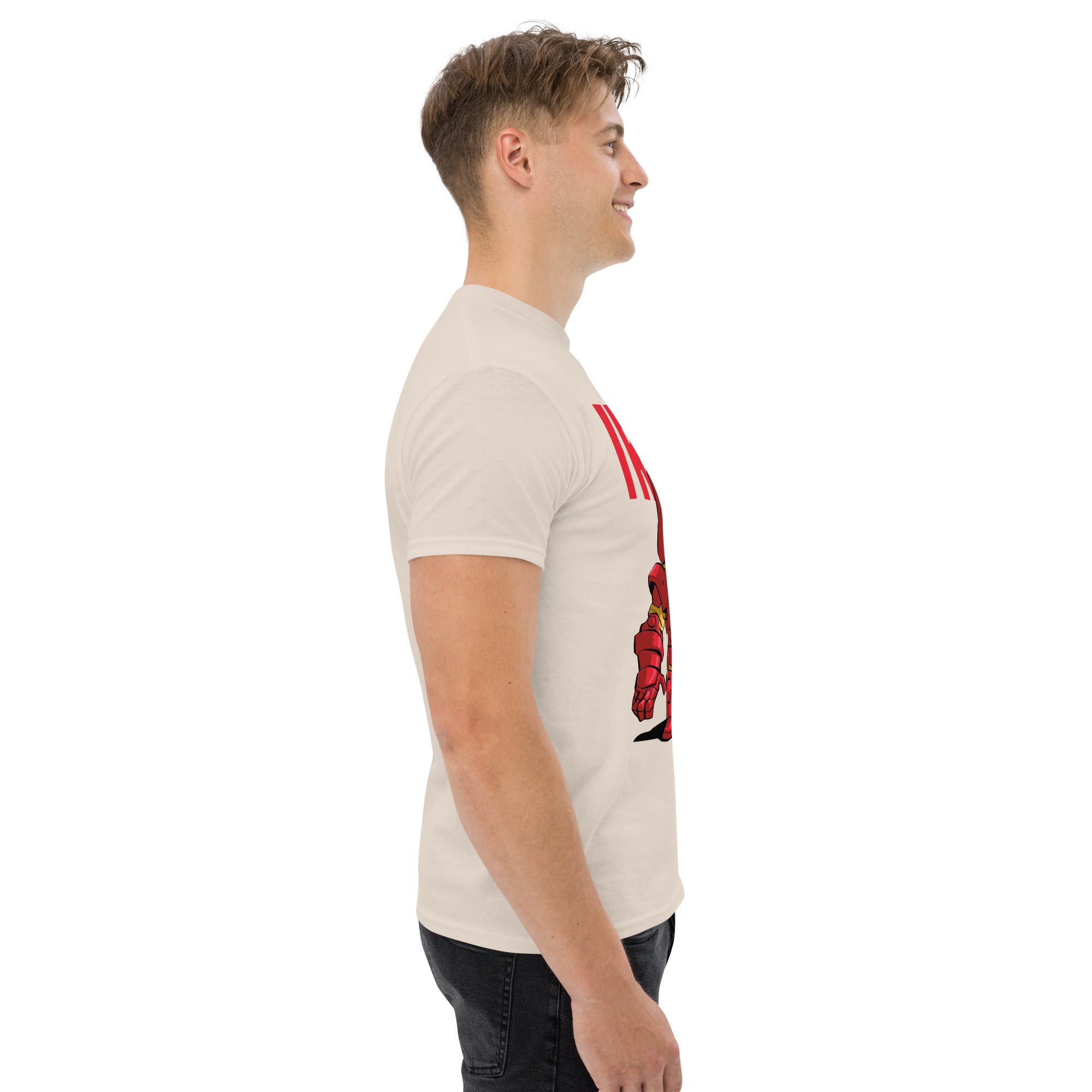 T-Shirt Unisex Stampata 100% Cotone – Confortevole – Design Ironman-Biiply