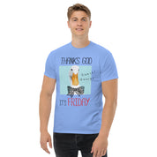 T-Shirt Unisex Stampata 100% Cotone – Confortevole – Design It's Friday Quack! Quack !-Biiply