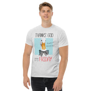 T-Shirt Unisex Stampata 100% Cotone – Confortevole – Design It's Friday Quack! Quack !-Biiply