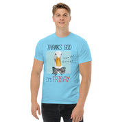 T-Shirt Unisex Stampata 100% Cotone – Confortevole – Design It's Friday Quack! Quack !-Biiply