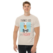T-Shirt Unisex Stampata 100% Cotone – Confortevole – Design It's Friday Quack! Quack !-Biiply