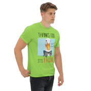 T-Shirt Unisex Stampata 100% Cotone – Confortevole – Design It's Friday Quack! Quack !-Biiply