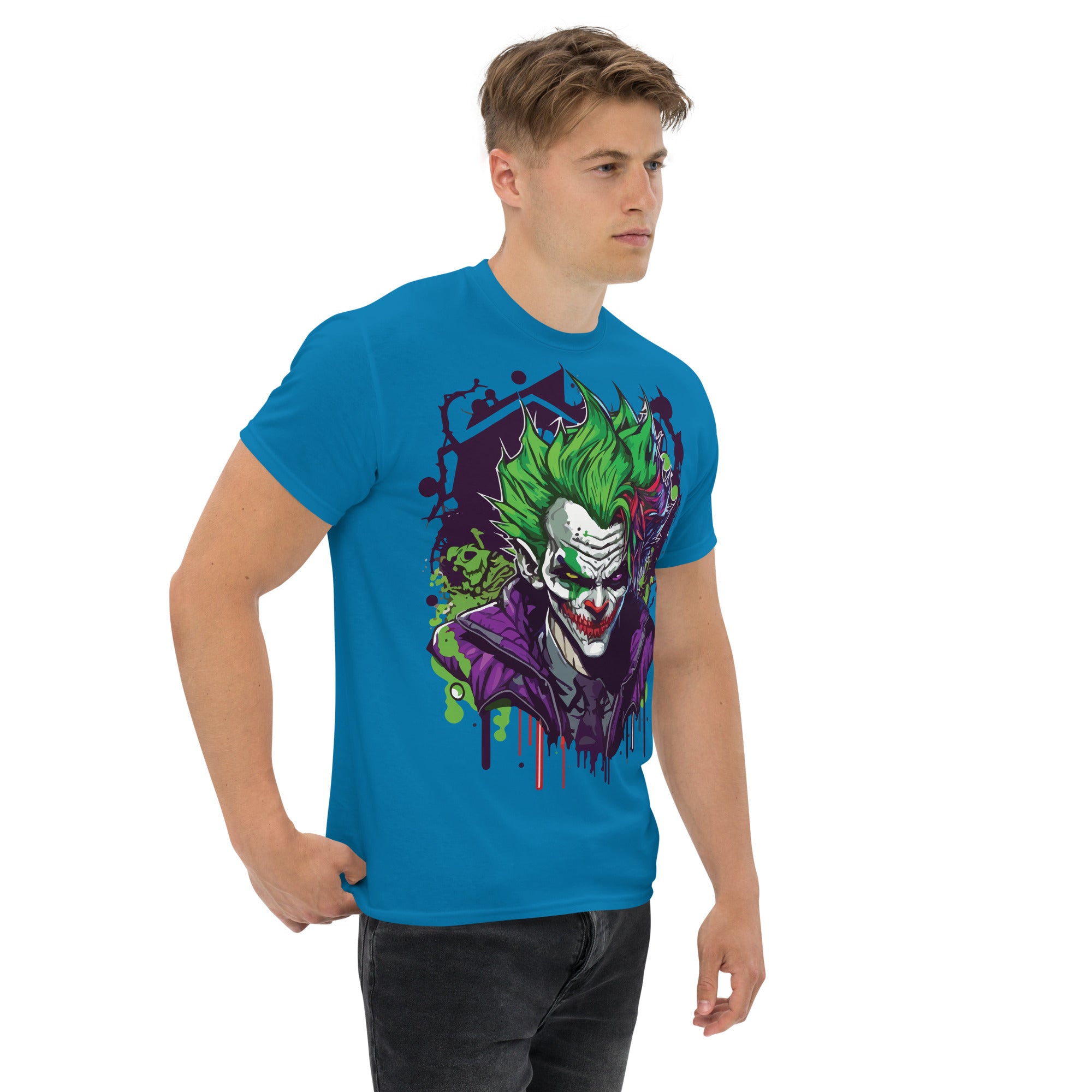 T-Shirt Unisex Stampata 100% Cotone – Confortevole – Design Joker-Biiply