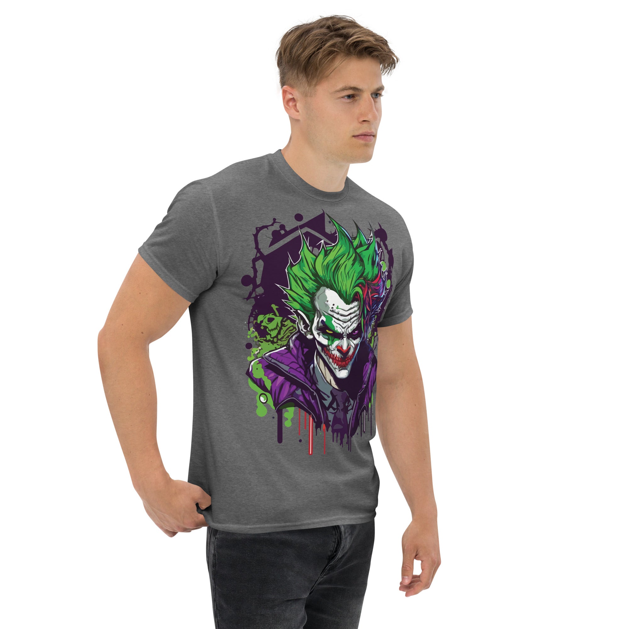 T-Shirt Unisex Stampata 100% Cotone – Confortevole – Design Joker-Biiply