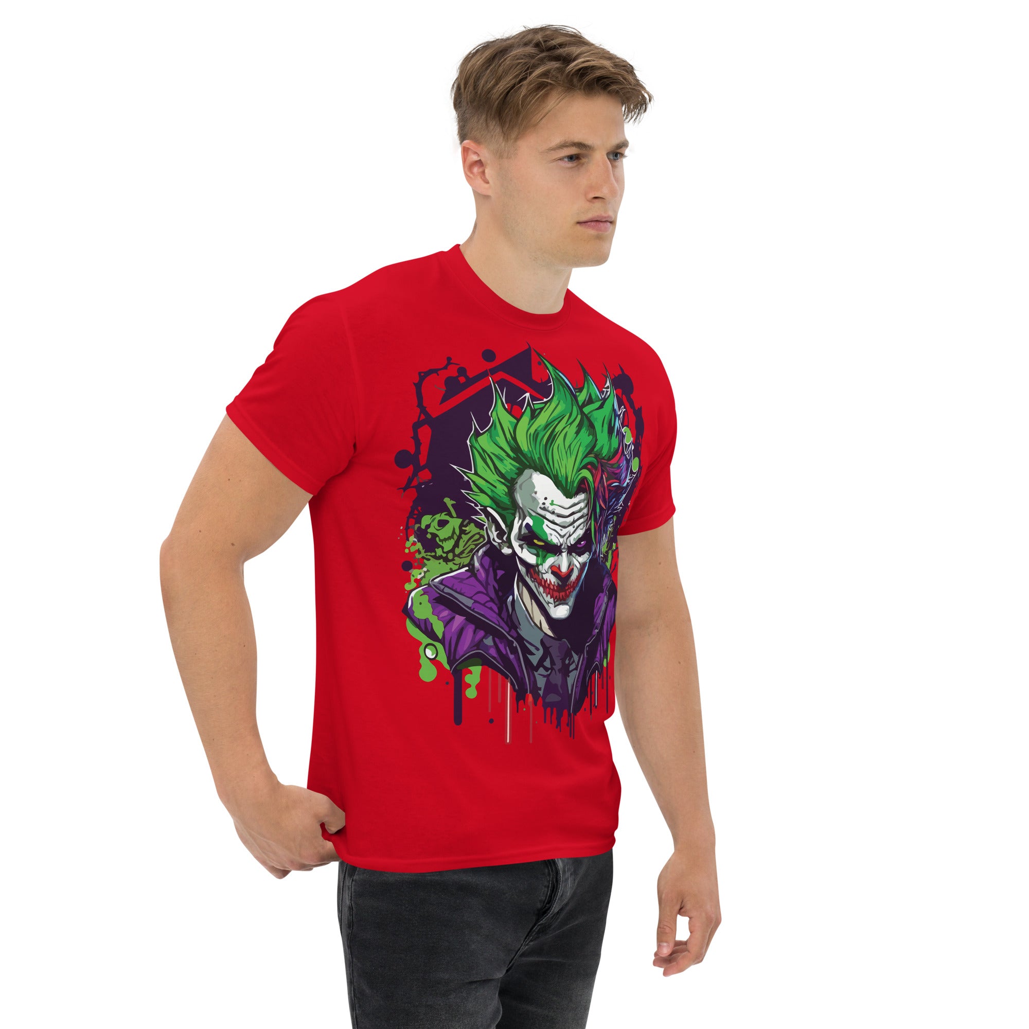 T-Shirt Unisex Stampata 100% Cotone – Confortevole – Design Joker-Biiply