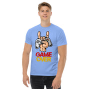 T-Shirt Unisex Stampata 100% Cotone – Confortevole – Design Joystick Game Over-Biiply