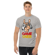 T-Shirt Unisex Stampata 100% Cotone – Confortevole – Design Joystick Game Over-Biiply