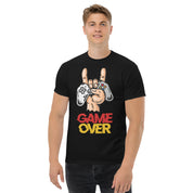T-Shirt Unisex Stampata 100% Cotone – Confortevole – Design Joystick Game Over-Biiply