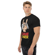 T-Shirt Unisex Stampata 100% Cotone – Confortevole – Design Joystick Game Over-Biiply