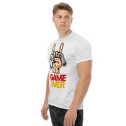 T-Shirt Unisex Stampata 100% Cotone – Confortevole – Design Joystick Game Over-Biiply