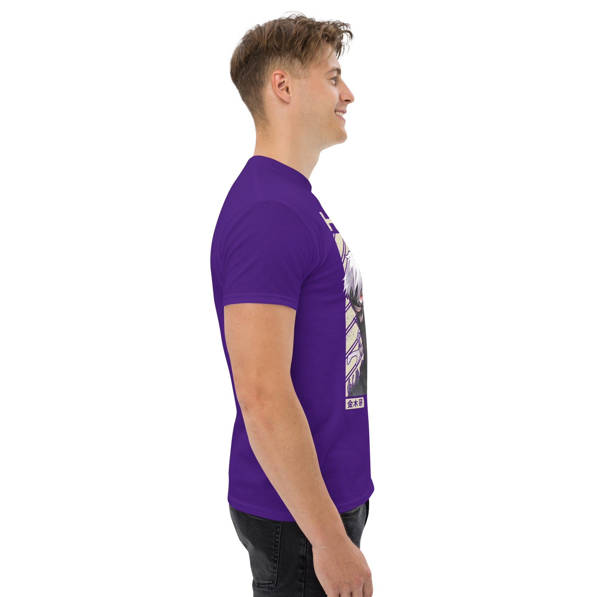 T-Shirt Unisex Stampata 100% Cotone – Confortevole – Design Kaneki-Biiply