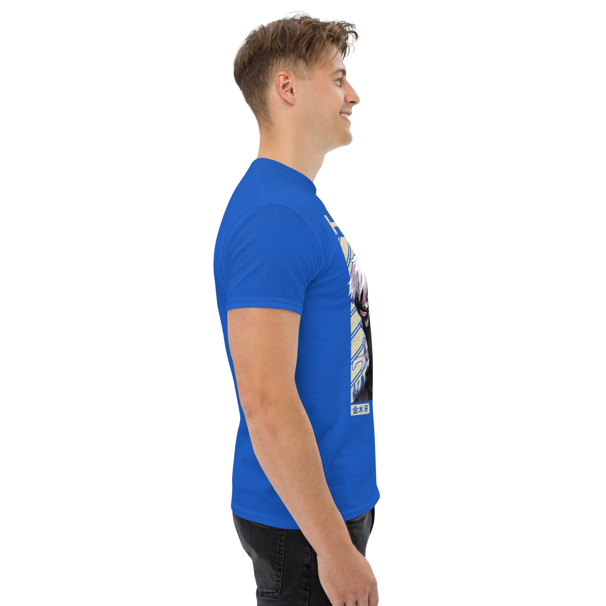 T-Shirt Unisex Stampata 100% Cotone – Confortevole – Design Kaneki-Biiply
