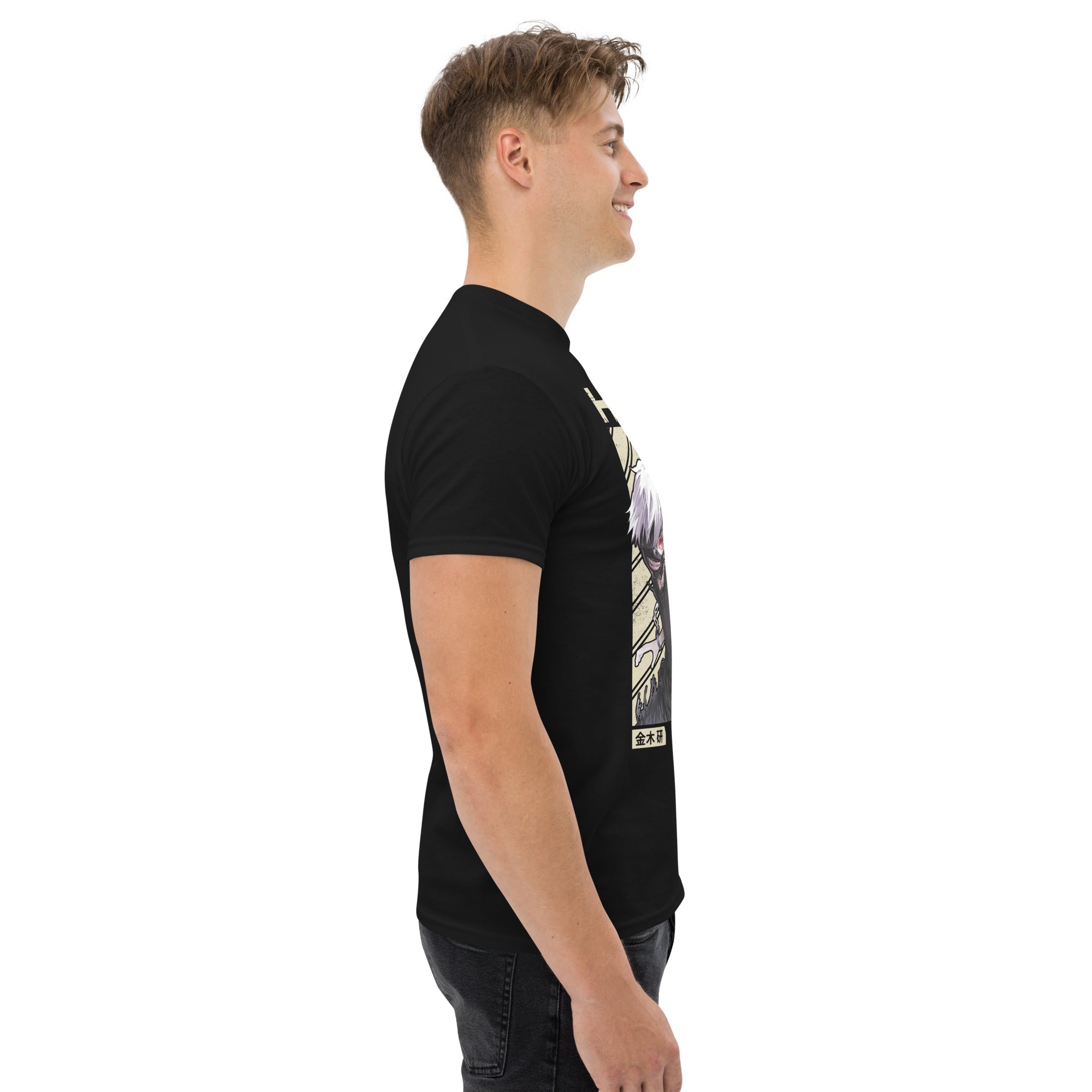 T-Shirt Unisex Stampata 100% Cotone – Confortevole – Design Kaneki-Biiply
