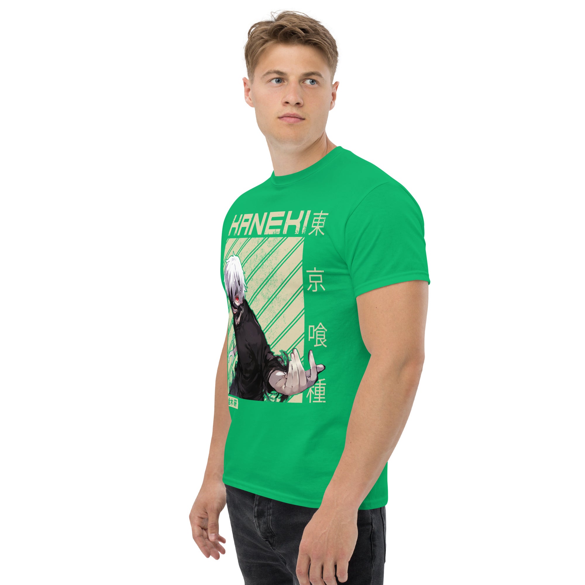 T-Shirt Unisex Stampata 100% Cotone – Confortevole – Design Kaneki-Biiply