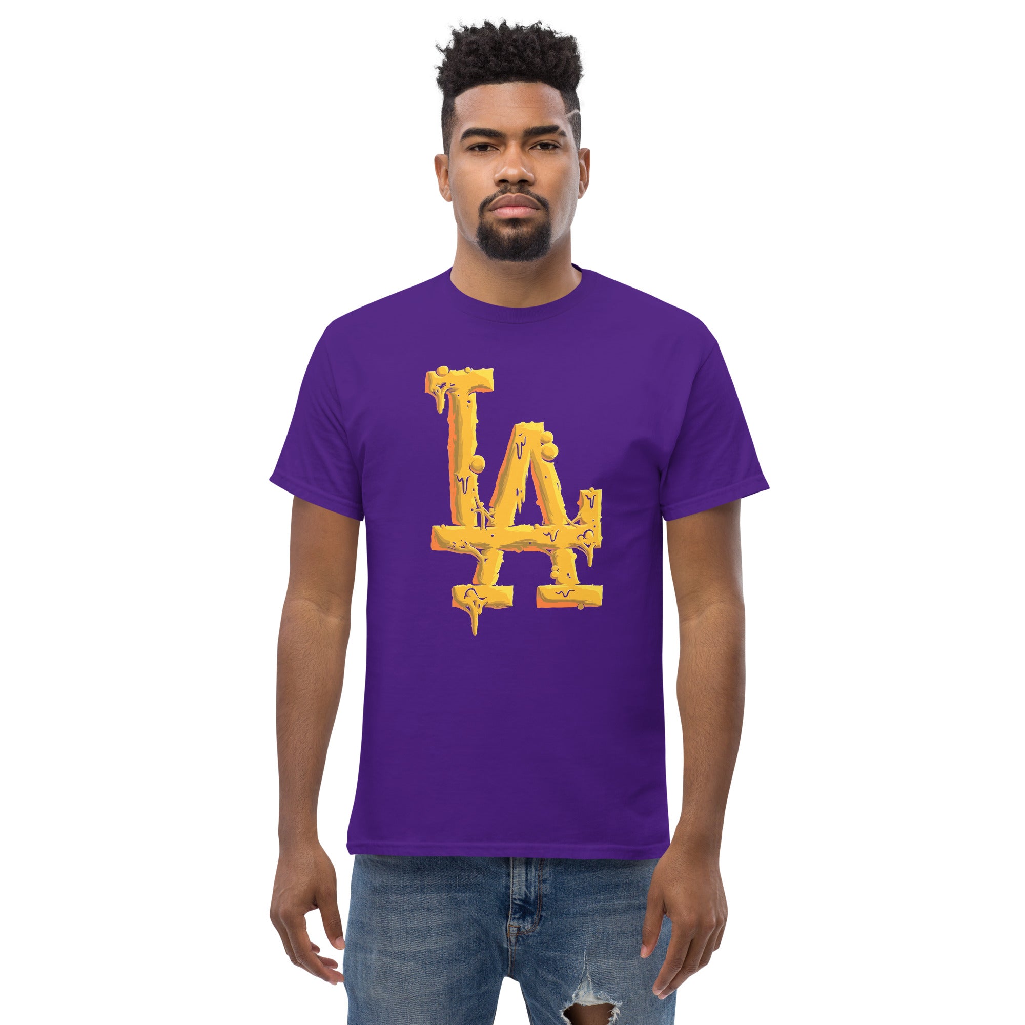 T-Shirt Unisex Stampata 100% Cotone – Confortevole – Design LA-Biiply