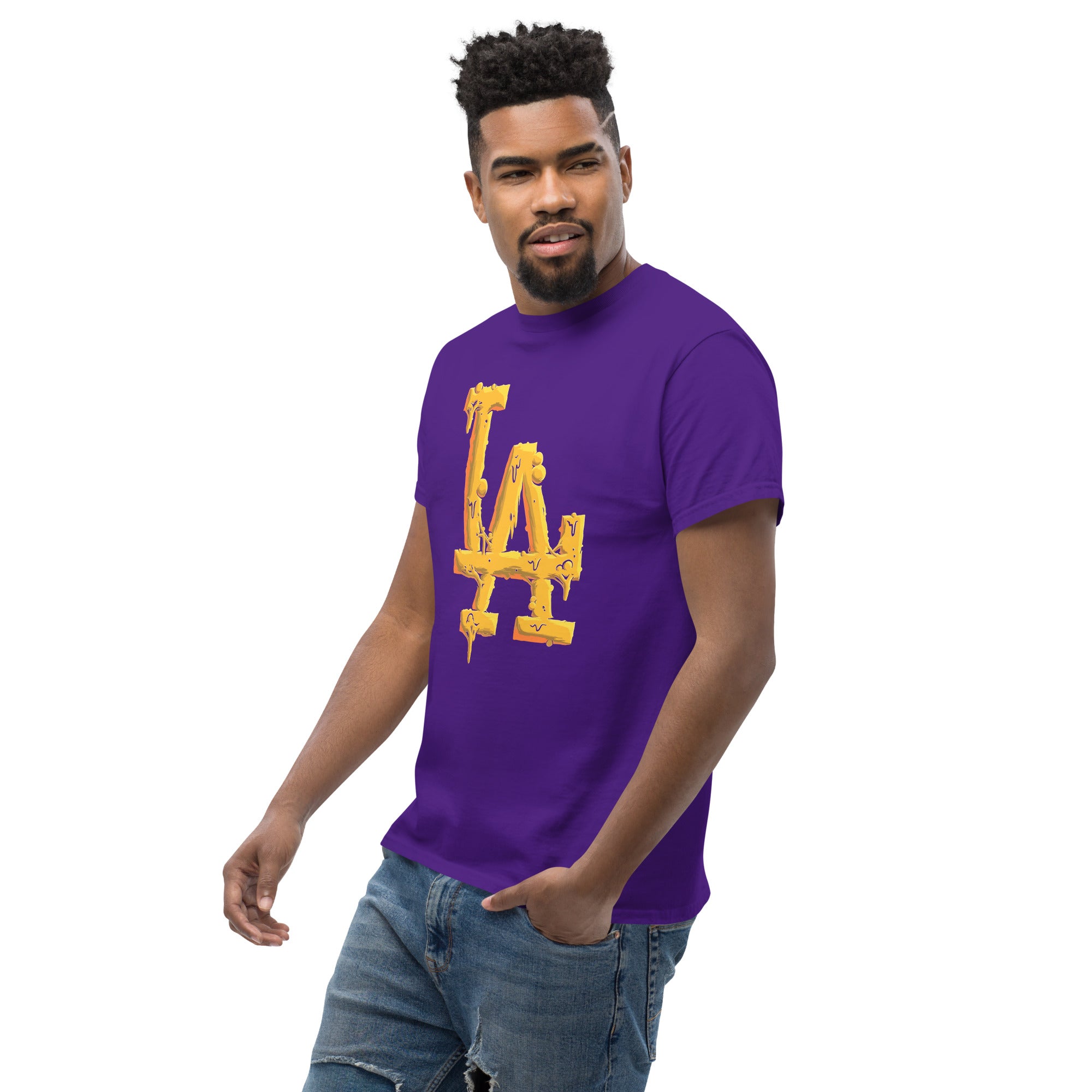 T-Shirt Unisex Stampata 100% Cotone – Confortevole – Design LA-Biiply
