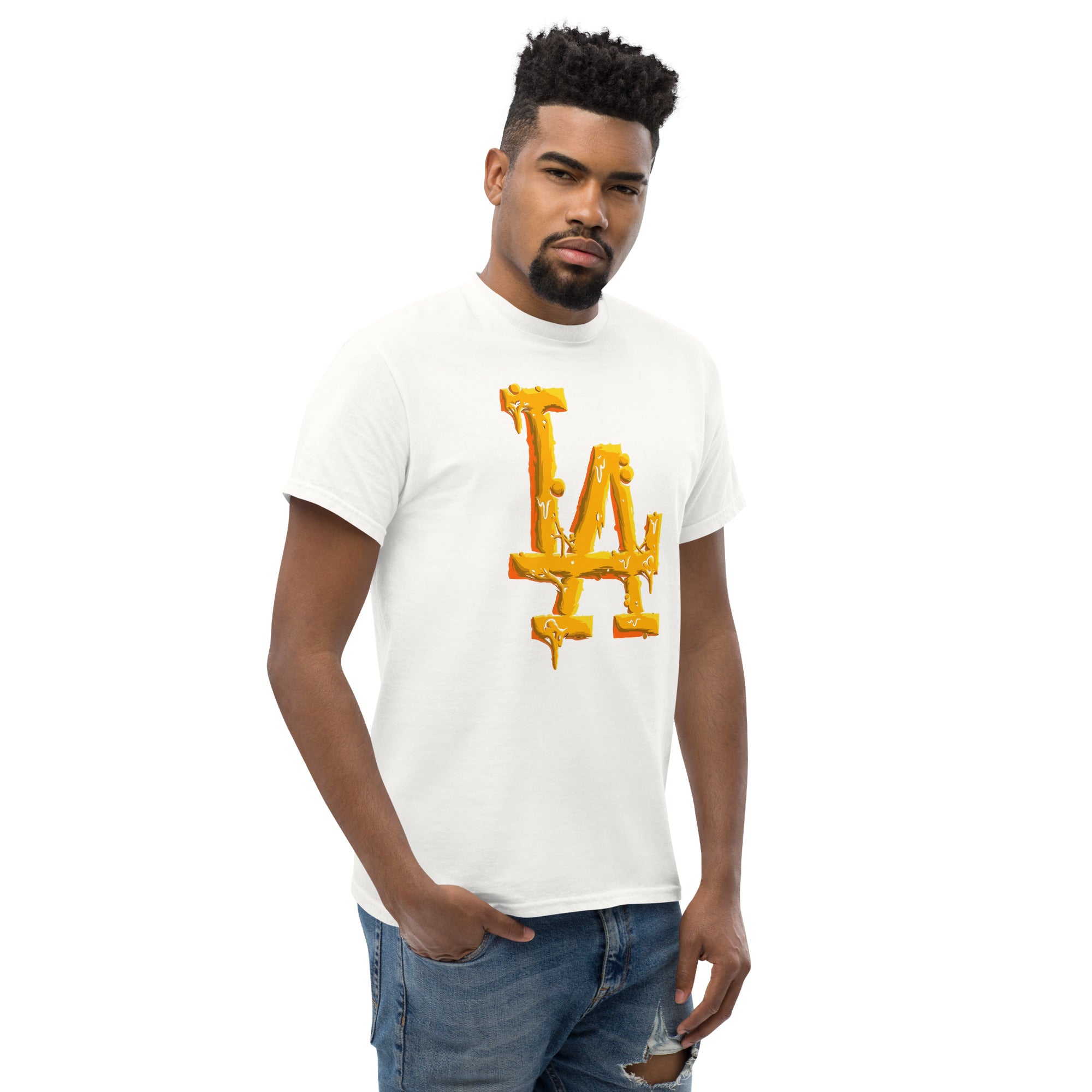 T-Shirt Unisex Stampata 100% Cotone – Confortevole – Design LA-Biiply