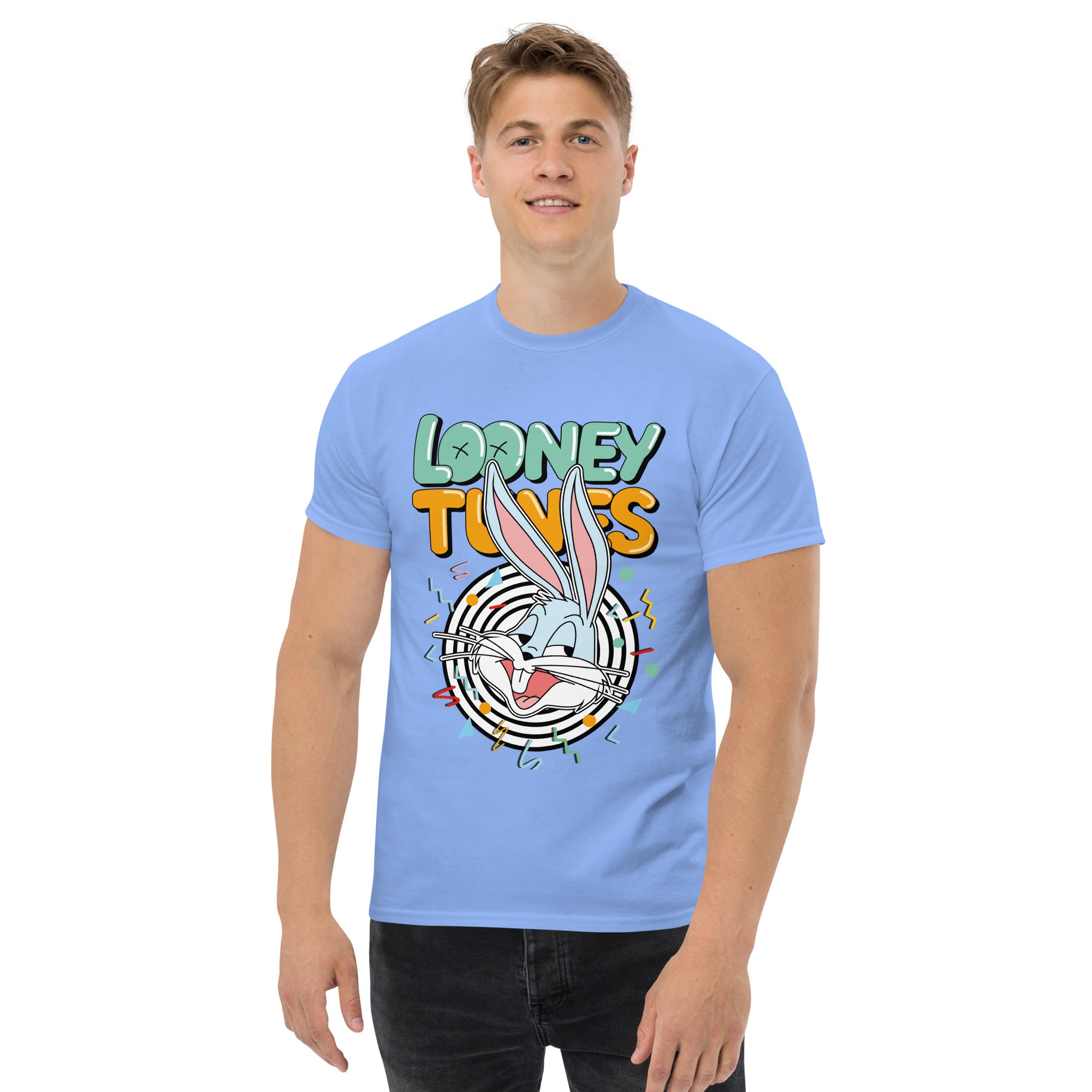 T-Shirt Unisex Stampata 100% Cotone – Confortevole – Design Looney Tunes-Biiply