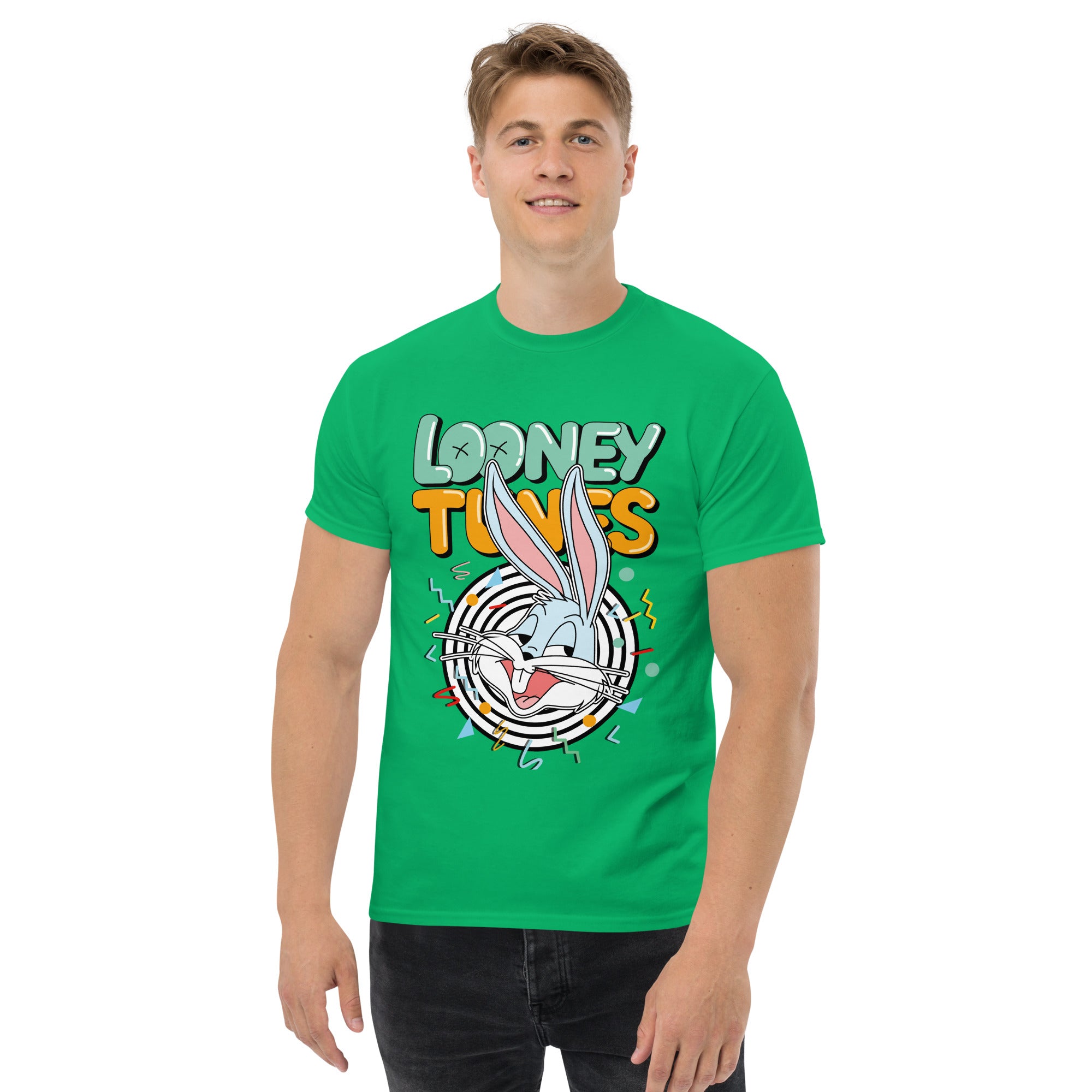 T-Shirt Unisex Stampata 100% Cotone – Confortevole – Design Looney Tunes-Biiply