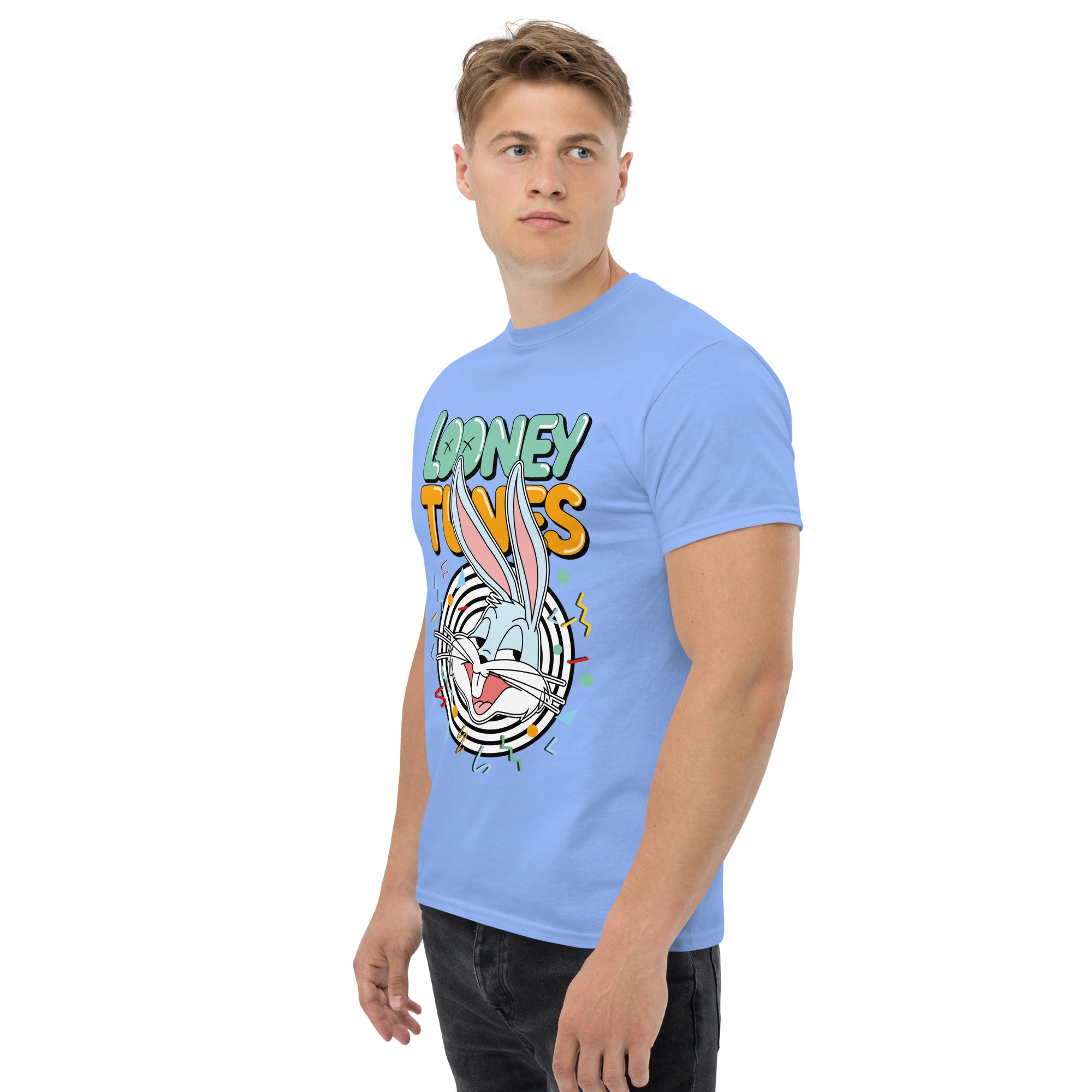 T-Shirt Unisex Stampata 100% Cotone – Confortevole – Design Looney Tunes-Biiply