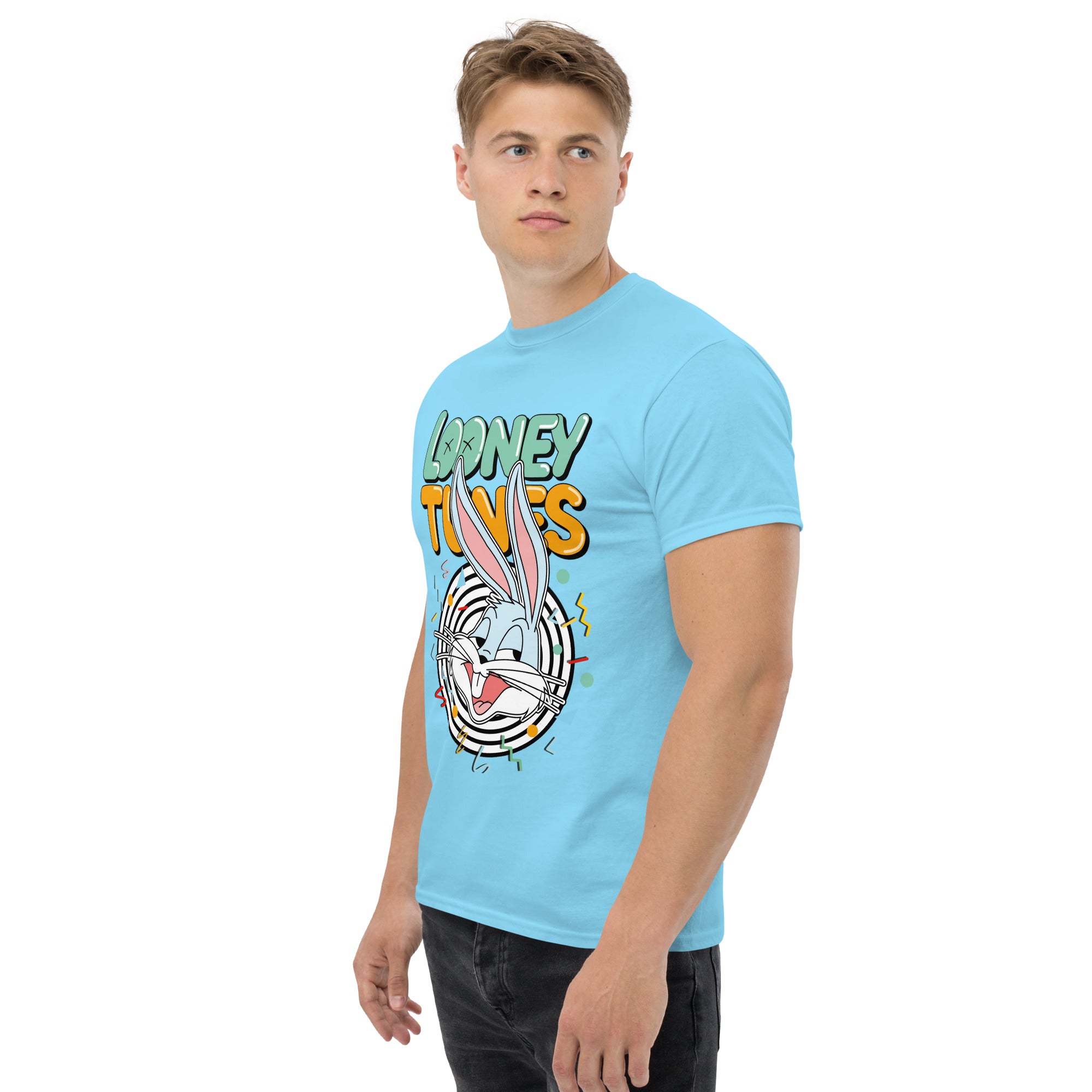T-Shirt Unisex Stampata 100% Cotone – Confortevole – Design Looney Tunes-Biiply