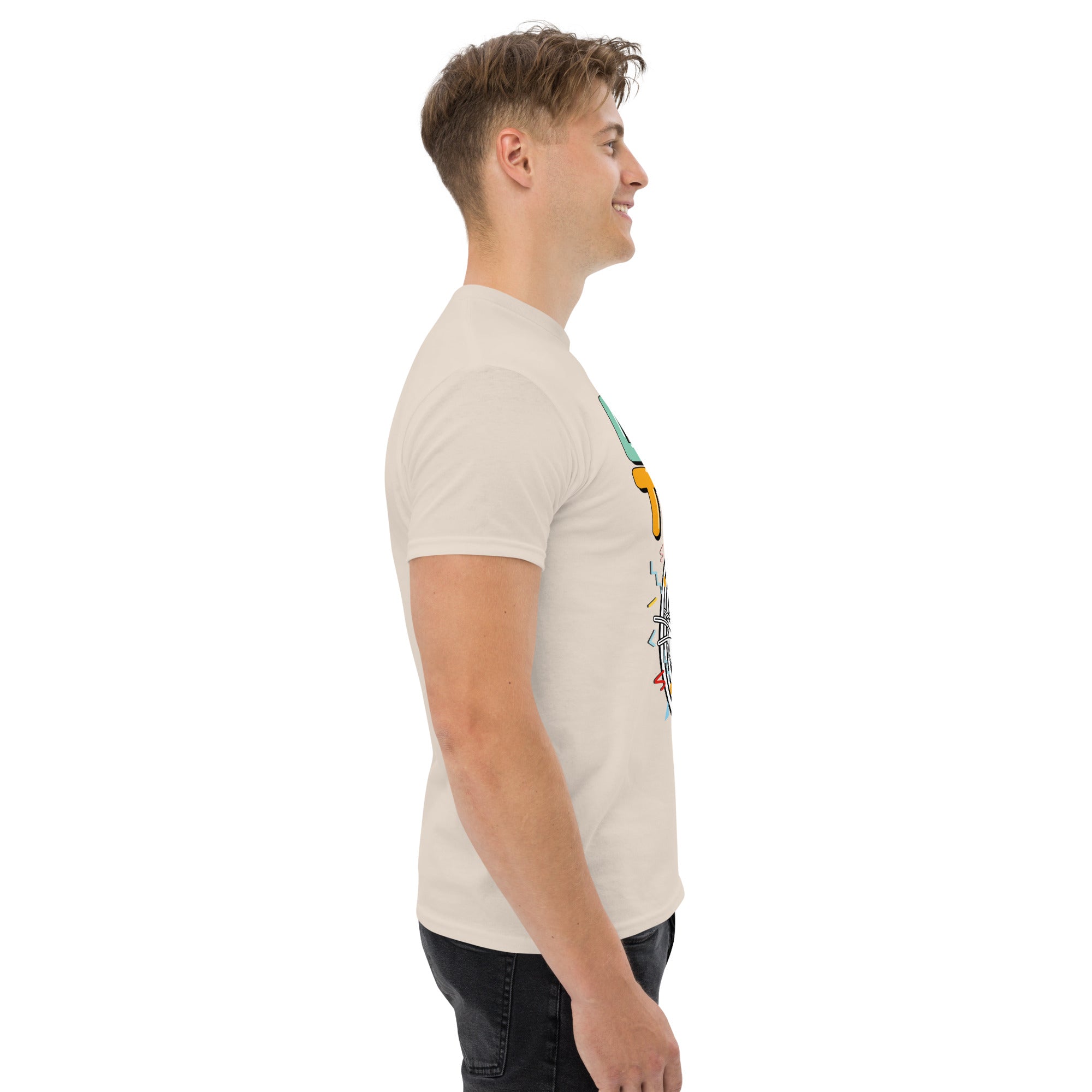 T-Shirt Unisex Stampata 100% Cotone – Confortevole – Design Looney Tunes-Biiply