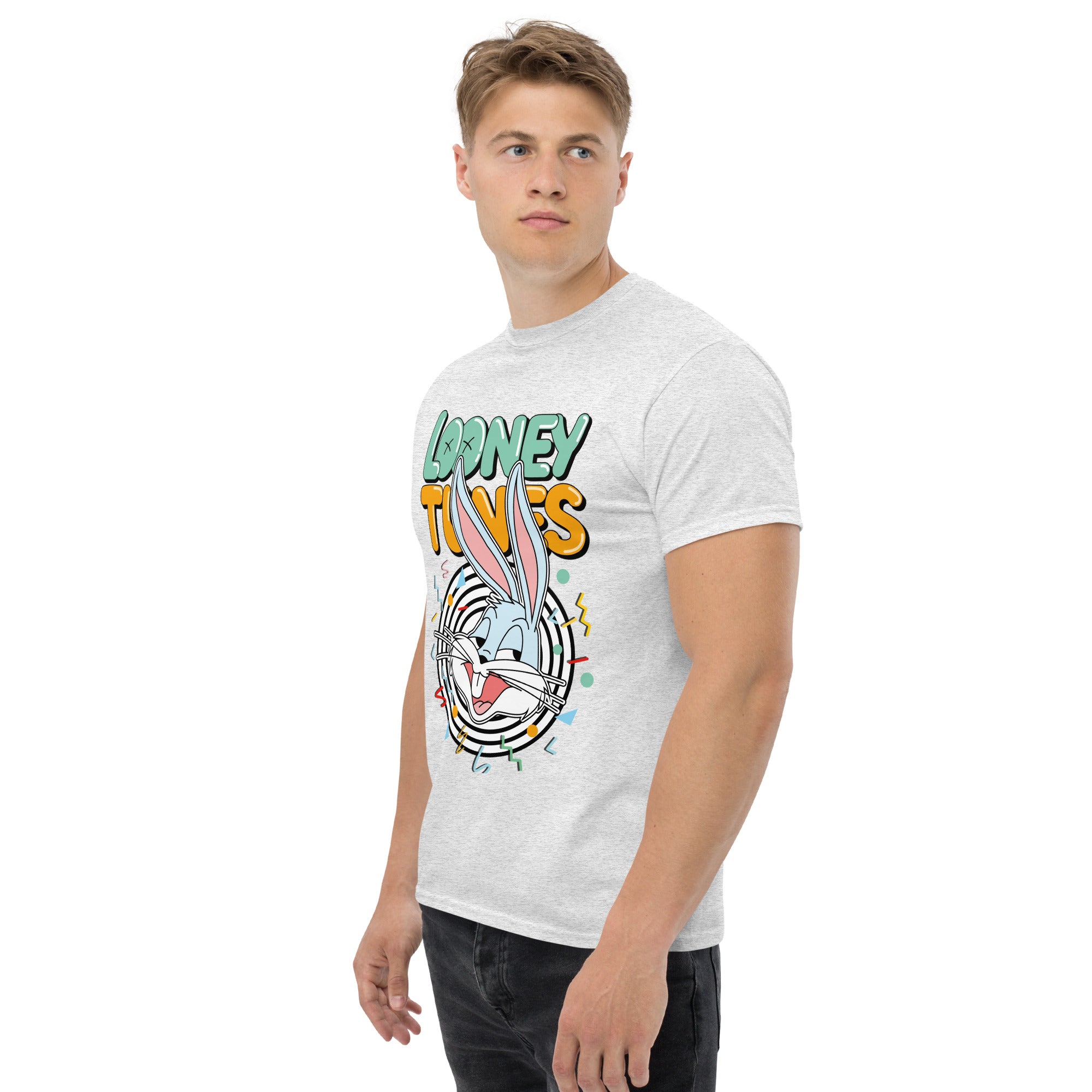 T-Shirt Unisex Stampata 100% Cotone – Confortevole – Design Looney Tunes-Biiply