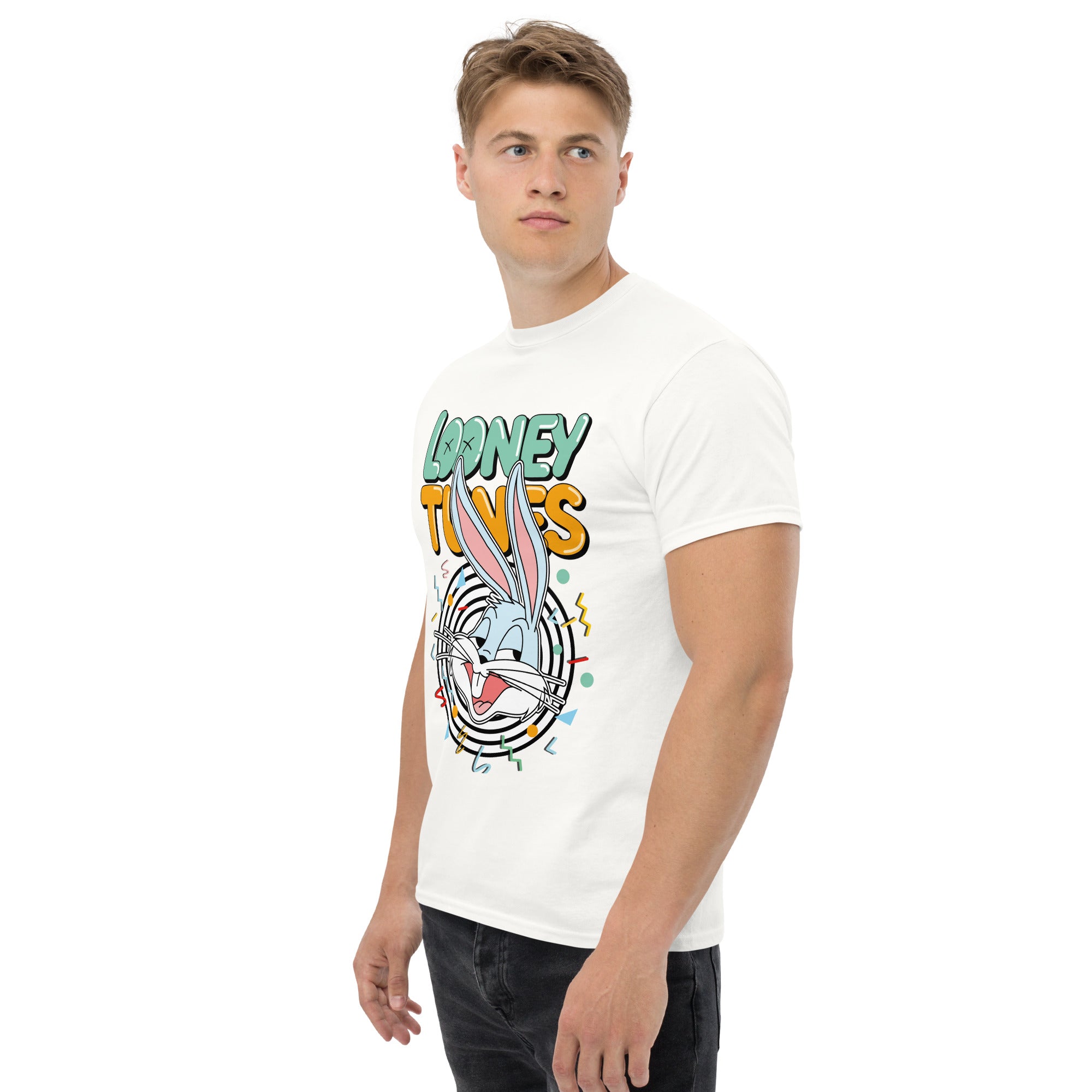 T-Shirt Unisex Stampata 100% Cotone – Confortevole – Design Looney Tunes-Biiply