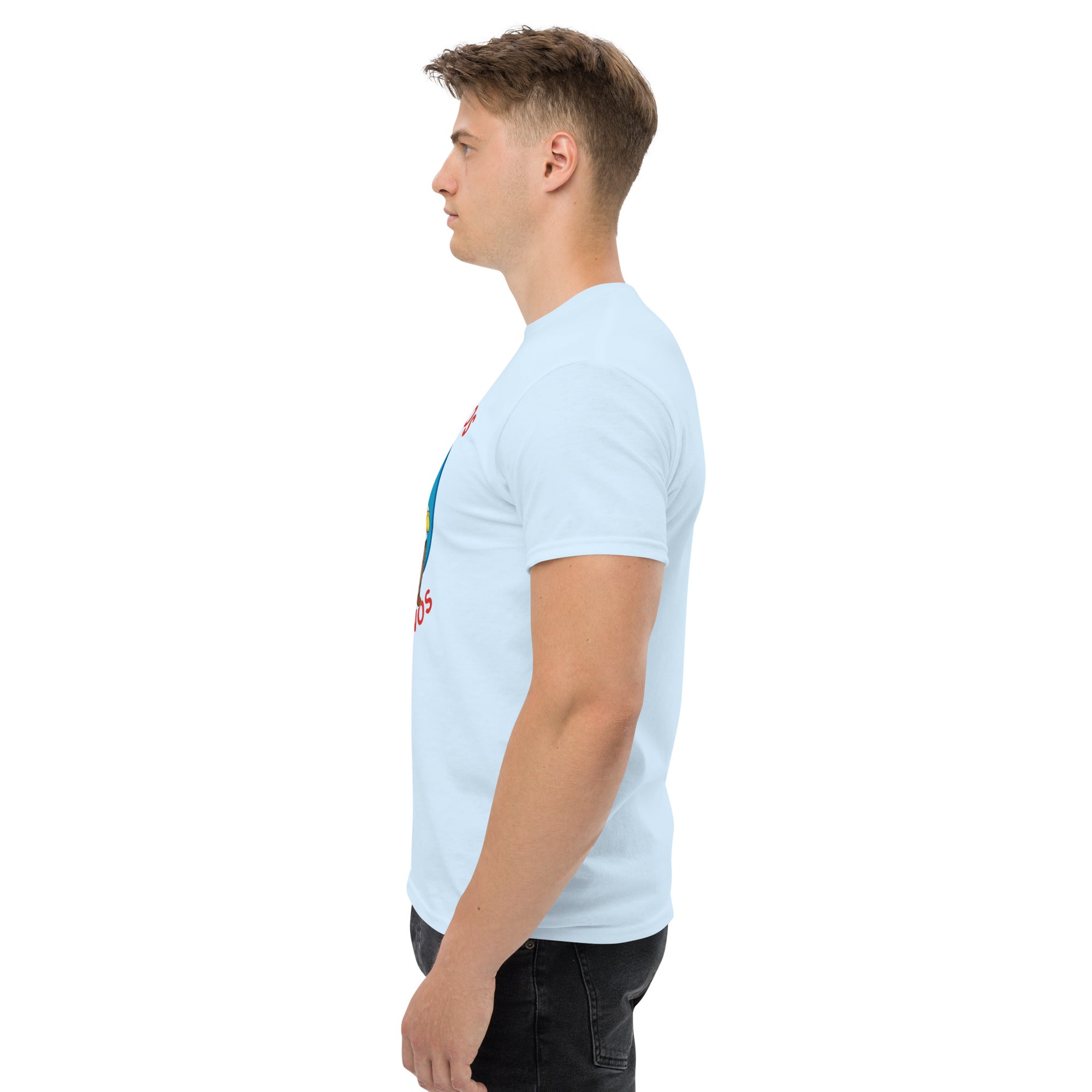 T-Shirt Unisex Stampata 100% Cotone – Confortevole – Design Los Pollos Hermanos Anime-Biiply