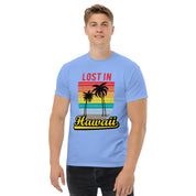 T-Shirt Unisex Stampata 100% Cotone – Confortevole – Design Lost in Hawaii-Biiply