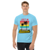 T-Shirt Unisex Stampata 100% Cotone – Confortevole – Design Lost in Hawaii-Biiply