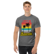 T-Shirt Unisex Stampata 100% Cotone – Confortevole – Design Lost in Hawaii-Biiply