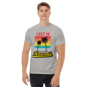 T-Shirt Unisex Stampata 100% Cotone – Confortevole – Design Lost in Hawaii-Biiply