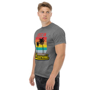 T-Shirt Unisex Stampata 100% Cotone – Confortevole – Design Lost in Hawaii-Biiply