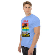 T-Shirt Unisex Stampata 100% Cotone – Confortevole – Design Lost in Hawaii-Biiply