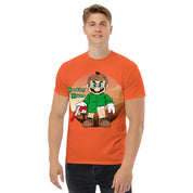 T-Shirt Unisex Stampata 100% Cotone – Confortevole – Design Mario Breaking Bricks-Biiply
