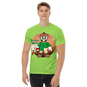 T-Shirt Unisex Stampata 100% Cotone – Confortevole – Design Mario Breaking Bricks-Biiply