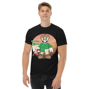 T-Shirt Unisex Stampata 100% Cotone – Confortevole – Design Mario Breaking Bricks-Biiply