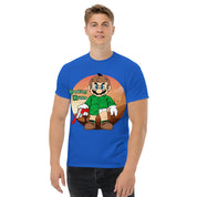 T-Shirt Unisex Stampata 100% Cotone – Confortevole – Design Mario Breaking Bricks-Biiply