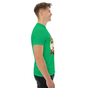 T-Shirt Unisex Stampata 100% Cotone – Confortevole – Design Mario Breaking Bricks-Biiply