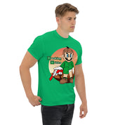 T-Shirt Unisex Stampata 100% Cotone – Confortevole – Design Mario Breaking Bricks-Biiply