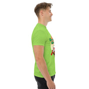 T-Shirt Unisex Stampata 100% Cotone – Confortevole – Design Mario Breaking Bricks-Biiply