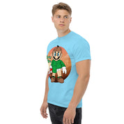 T-Shirt Unisex Stampata 100% Cotone – Confortevole – Design Mario Breaking Bricks-Biiply