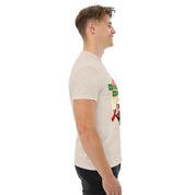 T-Shirt Unisex Stampata 100% Cotone – Confortevole – Design Mario Breaking Bricks-Biiply