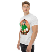T-Shirt Unisex Stampata 100% Cotone – Confortevole – Design Mario Breaking Bricks-Biiply